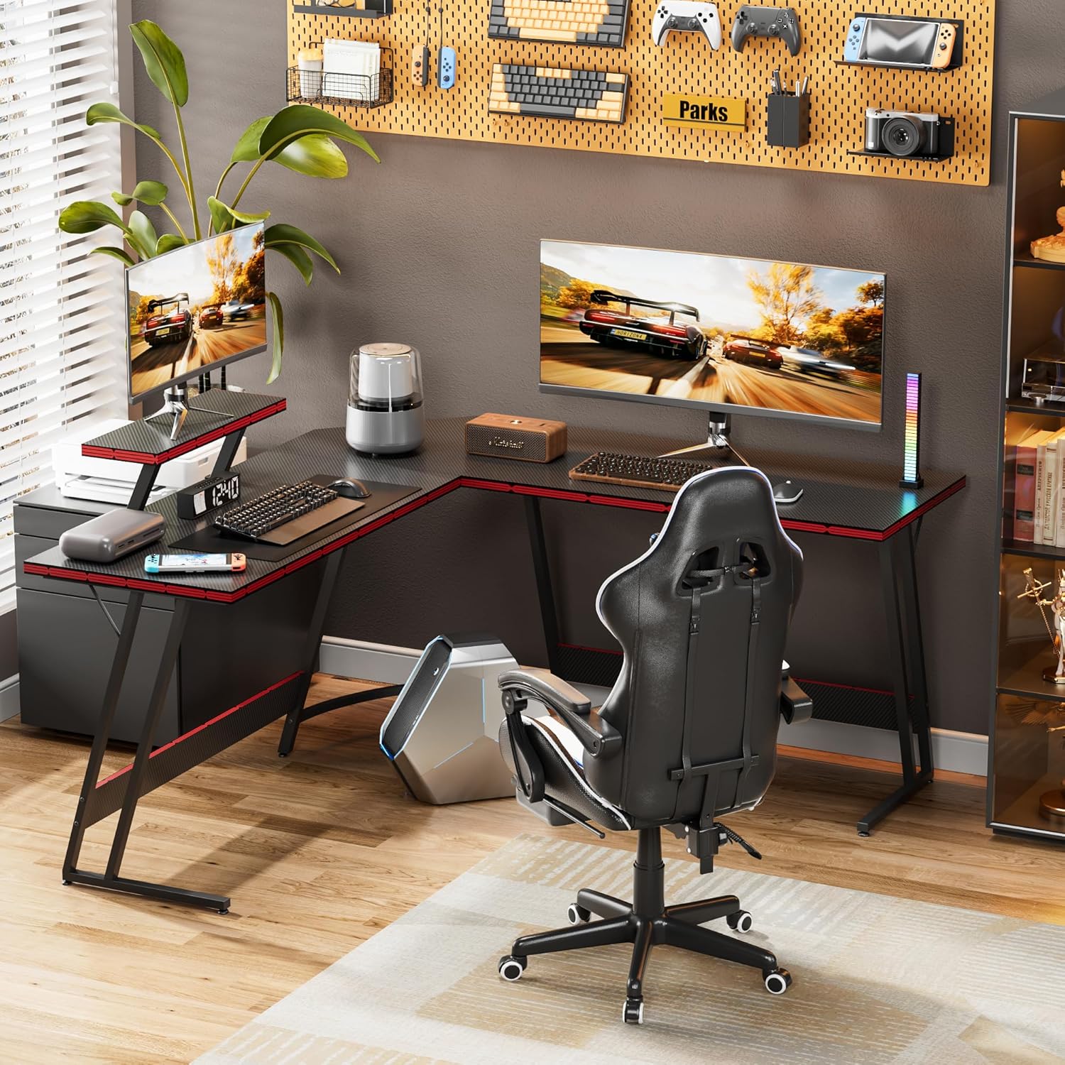 Mesa de Jogos em L Ajustável c - Setup Desk Monitor avaliação e preço