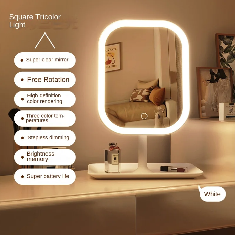 Novo Espelho de Maquiagem LED  - Desk Setup Lamp avaliação e preço